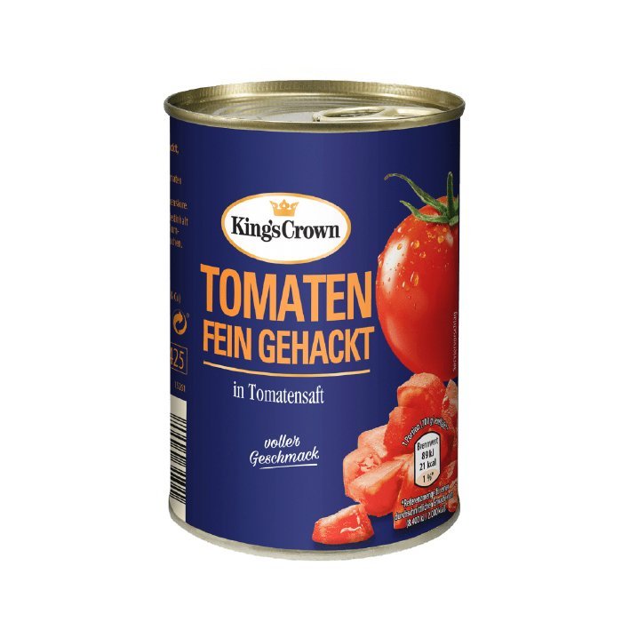 KING’S CROWN Tomatenstückchen 425 g