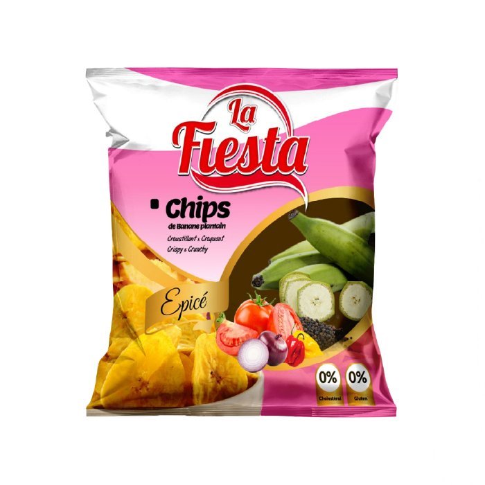 Gewürzte Kochbananen-Chips