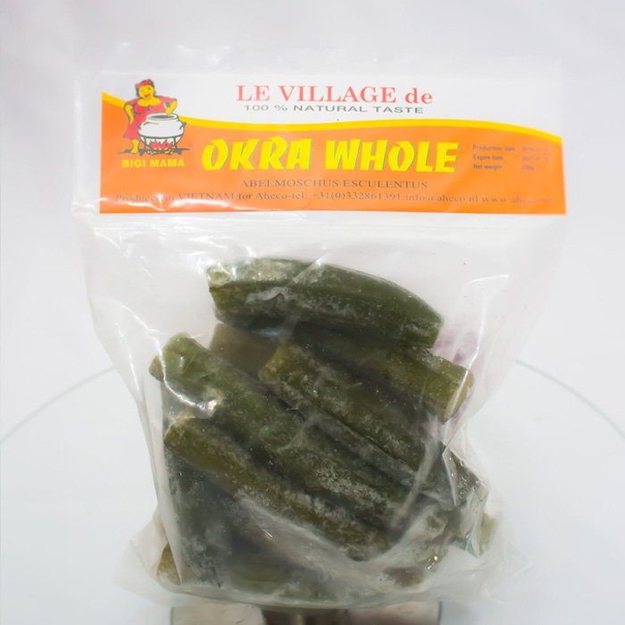 Frische Okra, tiefgekühlt, 250 g
