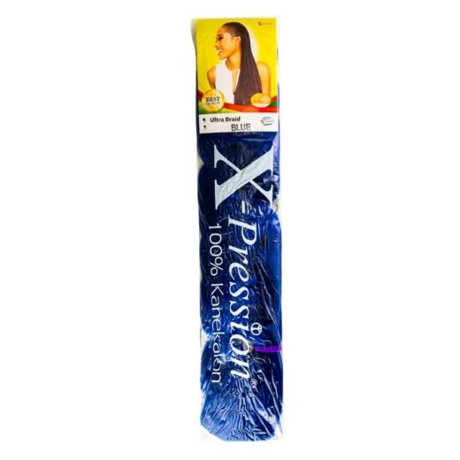 Haarsträhne X-Pression Ultra Braid Blue